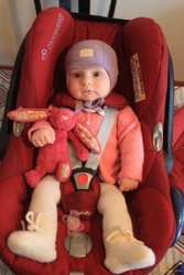 Stella and Fjóla ready for the road