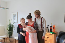 Eija, Vilja Hvönn, Bjöggi and family