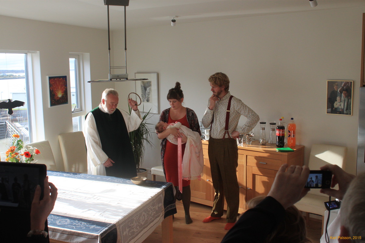 Eija, Bjöggi and the naming of Vilja Hvönn