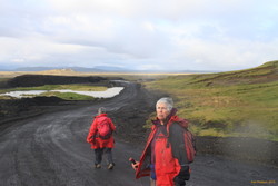Mum checking her past