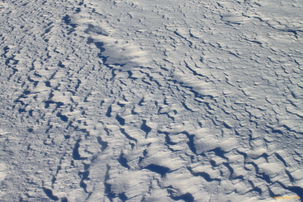Wind on snow