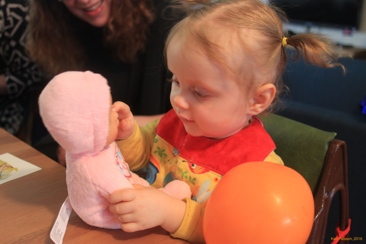 Oooh a doll, better poke it's eyes!