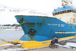 Stella with Pabbi's boat