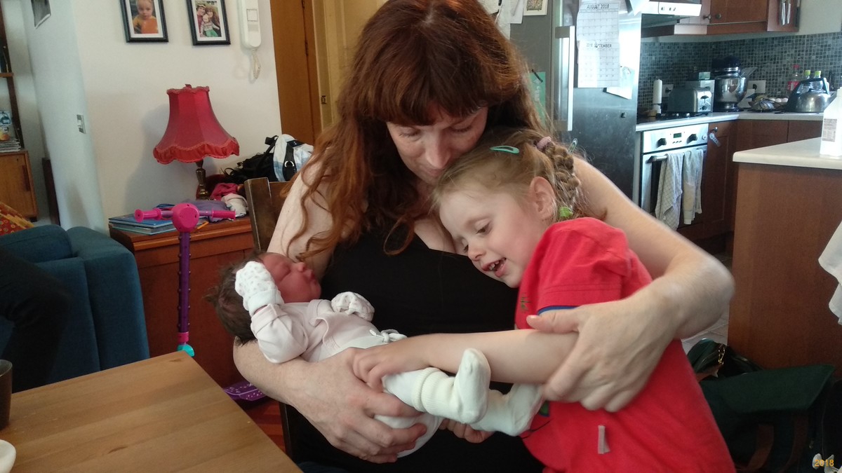 With Mamma and Stella