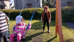 Stella and Kata in the park