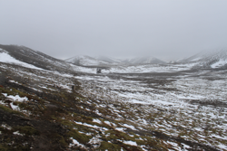 Hanging valley west of Stóri-Hrútur