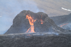 Crater 4 has a small pool on the east side