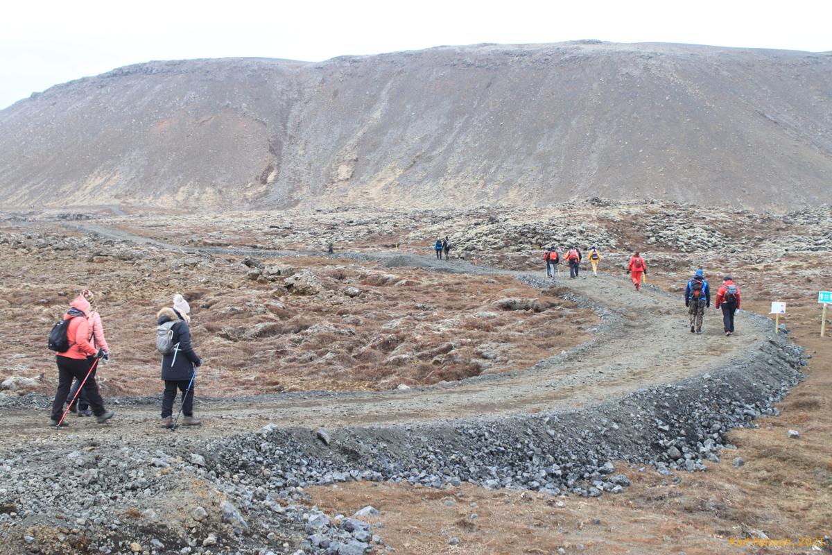 Shiny new track, no more mud!
