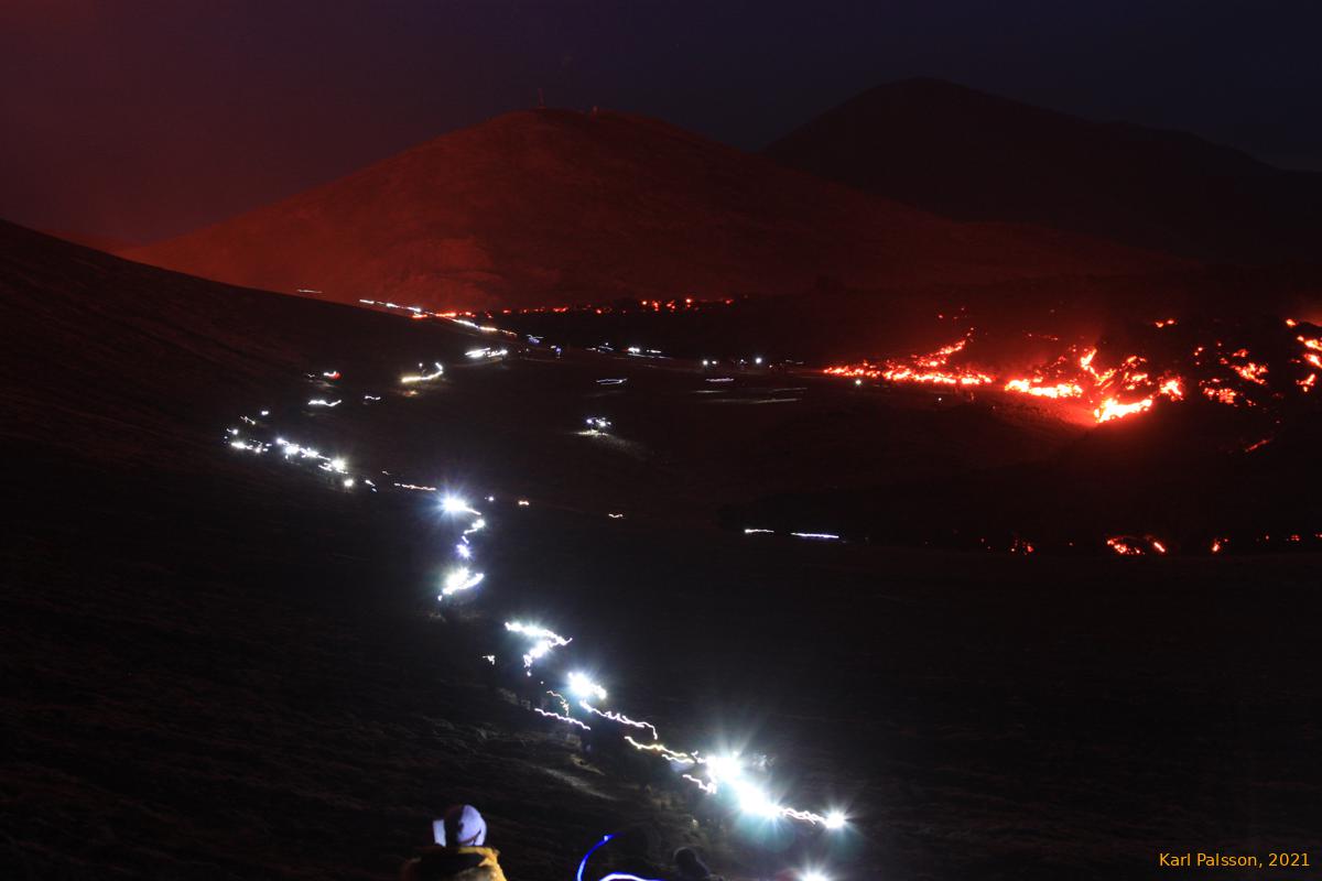 Busy night on the track