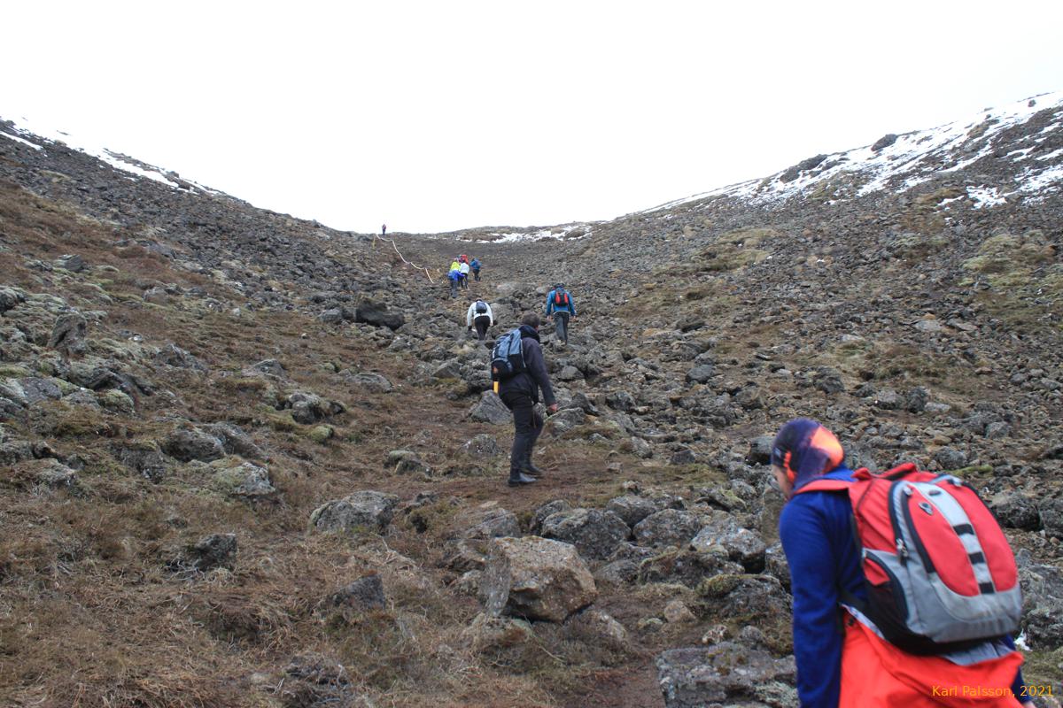 Not as muddy and slippery here