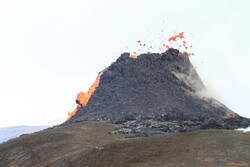 The lava fall emphatically re-opens