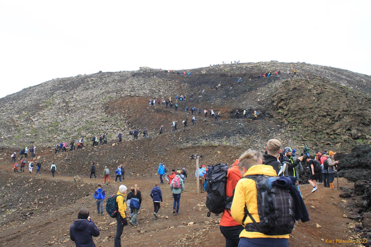 At the first saddle, now with a nice zigzag