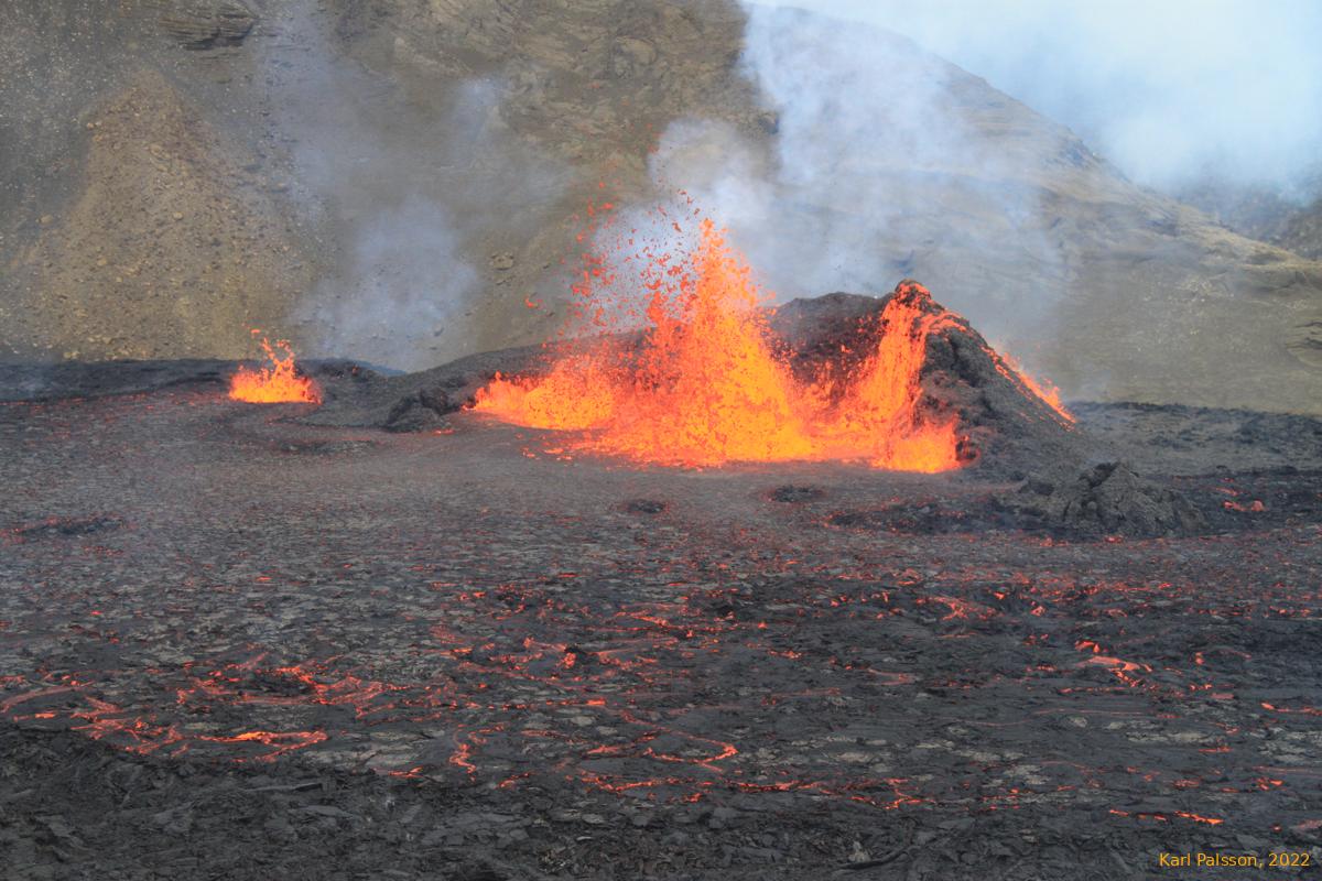 Soft lake with a wall forming on the back edge