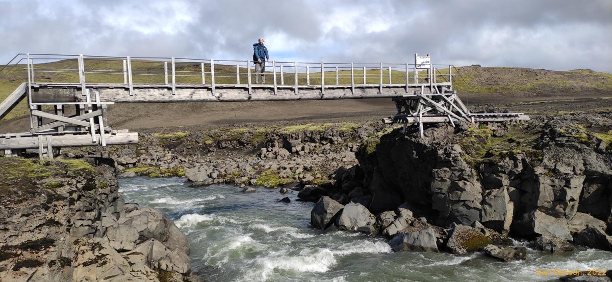The bridge over Kaldaklofskvísl