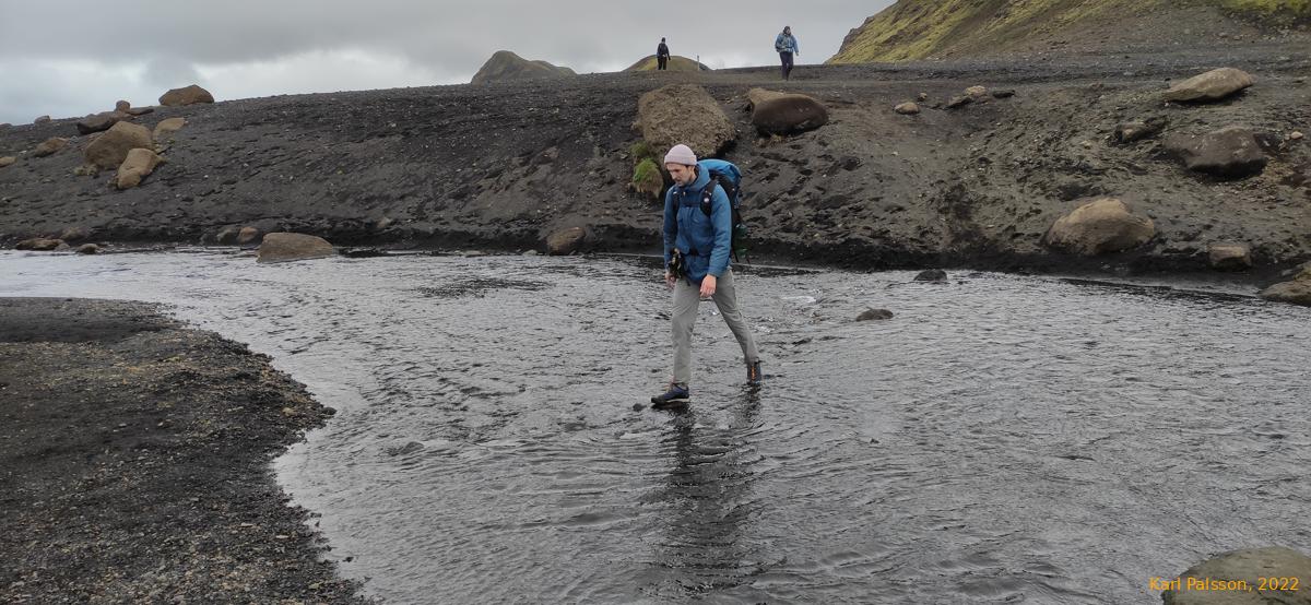 James walking on water