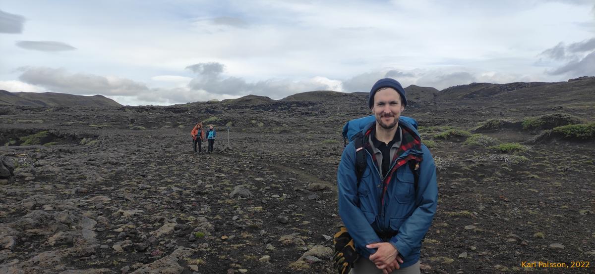 James strikes a pose